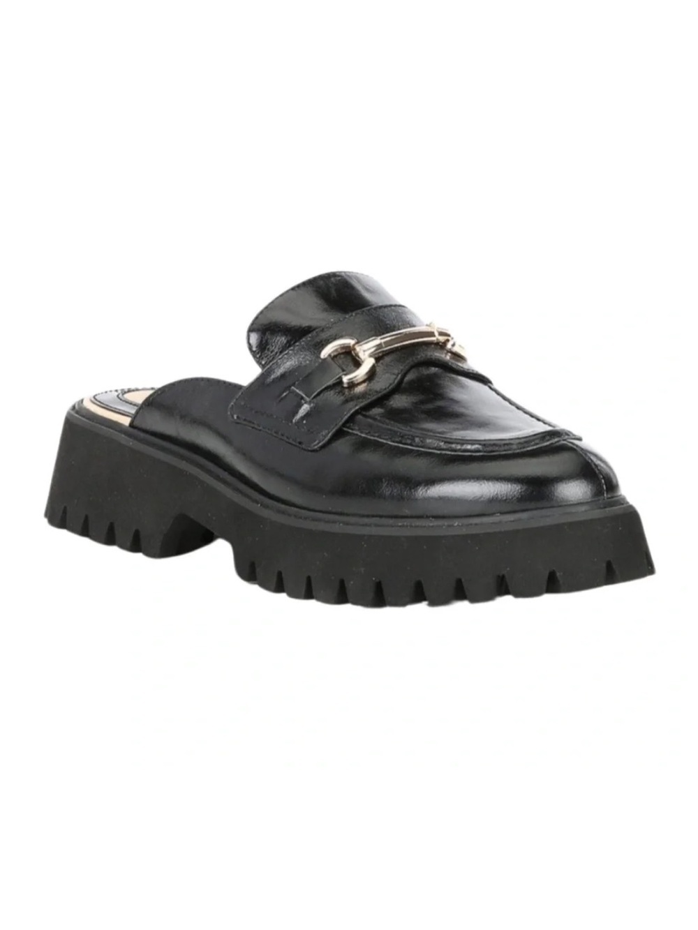 GB Hold On Leather Lug Sole Platform
Mule Loafers size 9.5